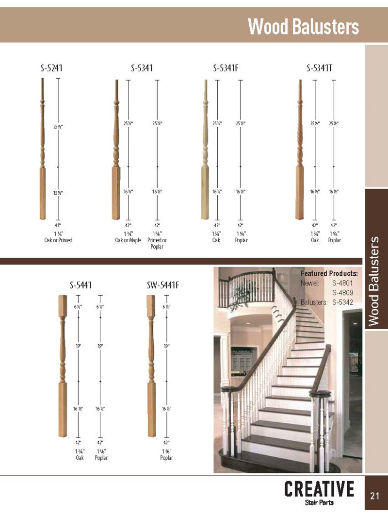 wood balusters page