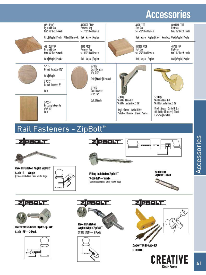 caps & accessories page